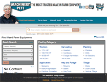 Tablet Screenshot of machinerypete.com